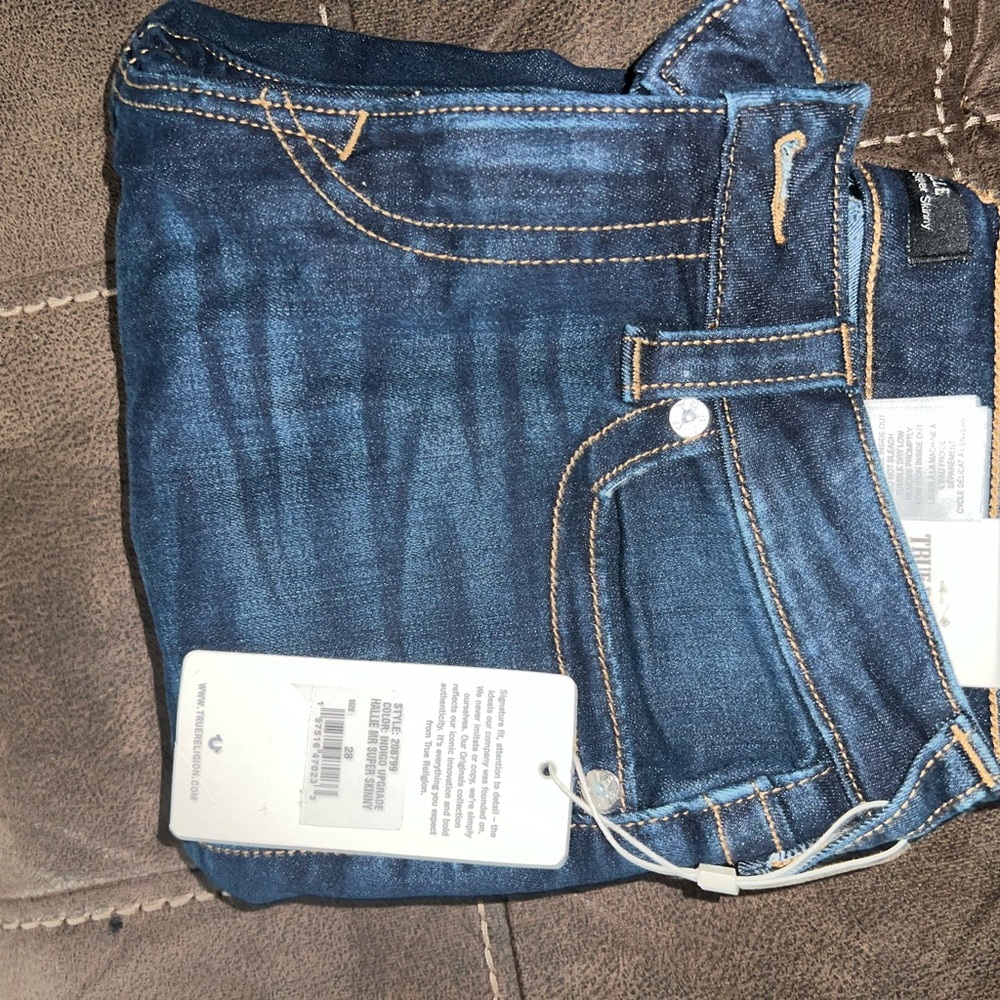 Women’s True Religion Dark Blue Skinny Jeans